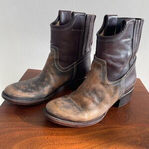 Freebird by Steven Merlo Leather Boots- Brown